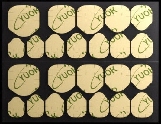 10 Sheets 240 Pieces Extra Strong Double Side Jelly Tape - Express Glam Nails