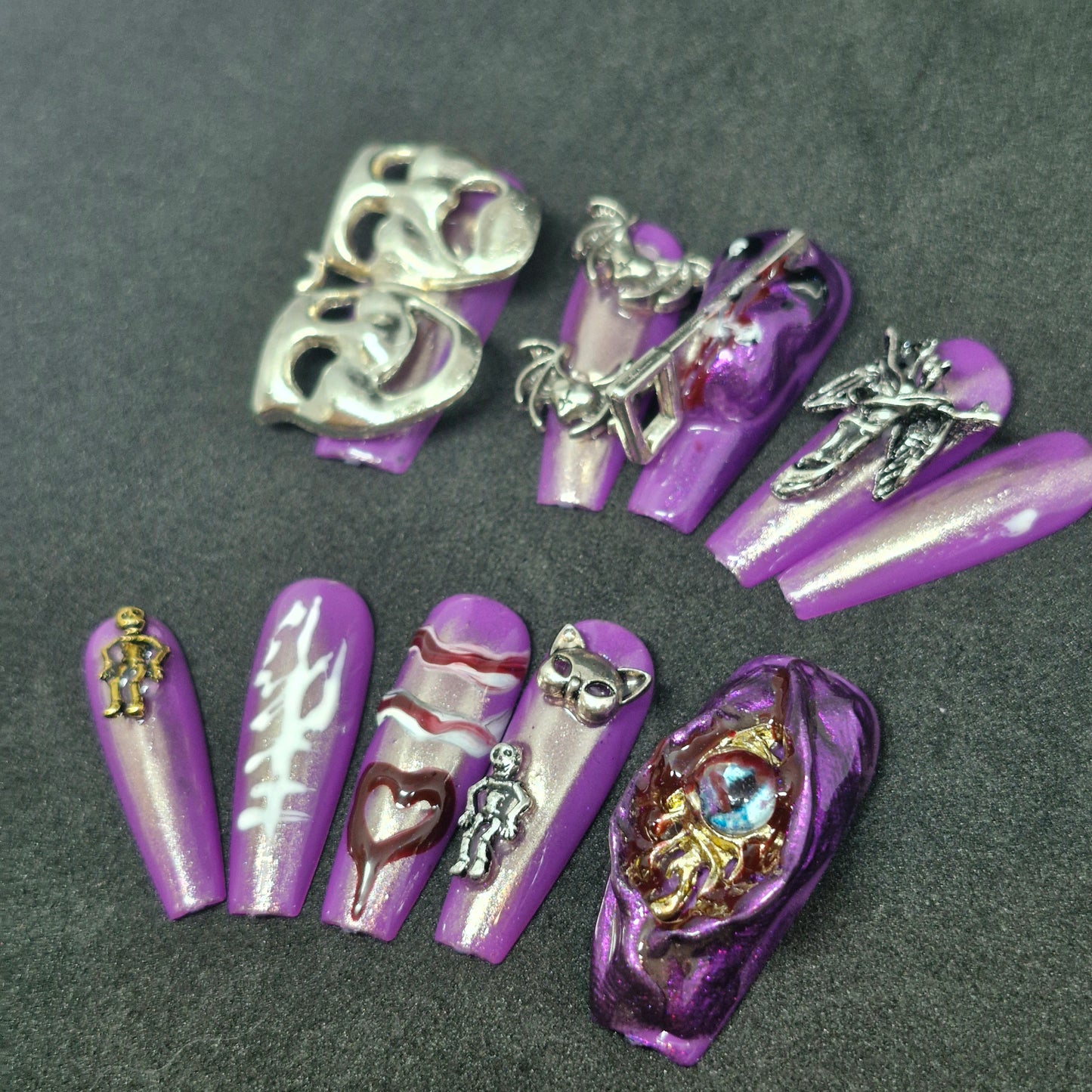 A Mystical Charms Press-On Nail Set ONLINE only