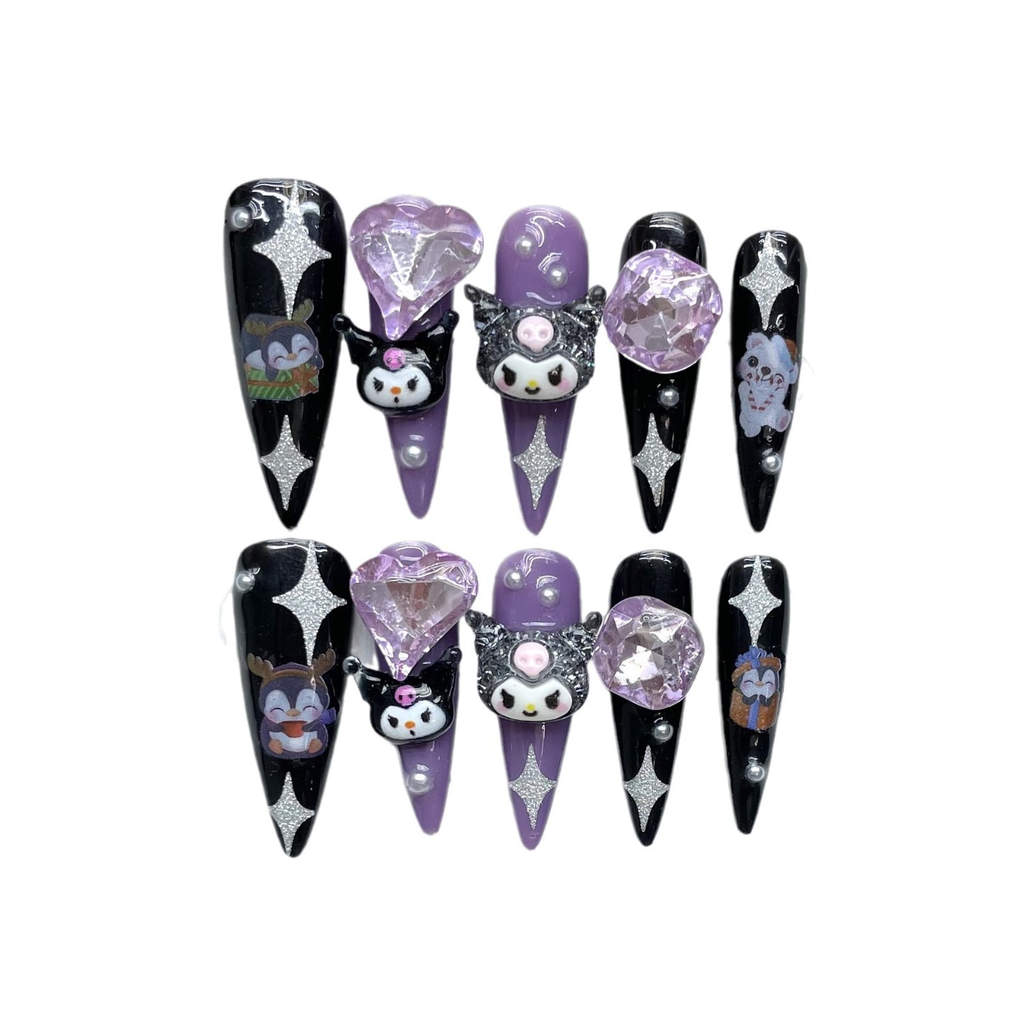 Kuromi Press On Nails