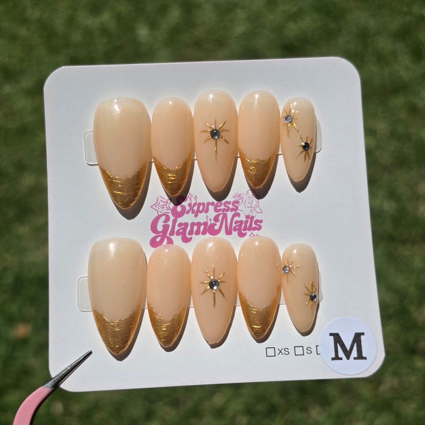 Gold Tips 17A - Express Glam Nails