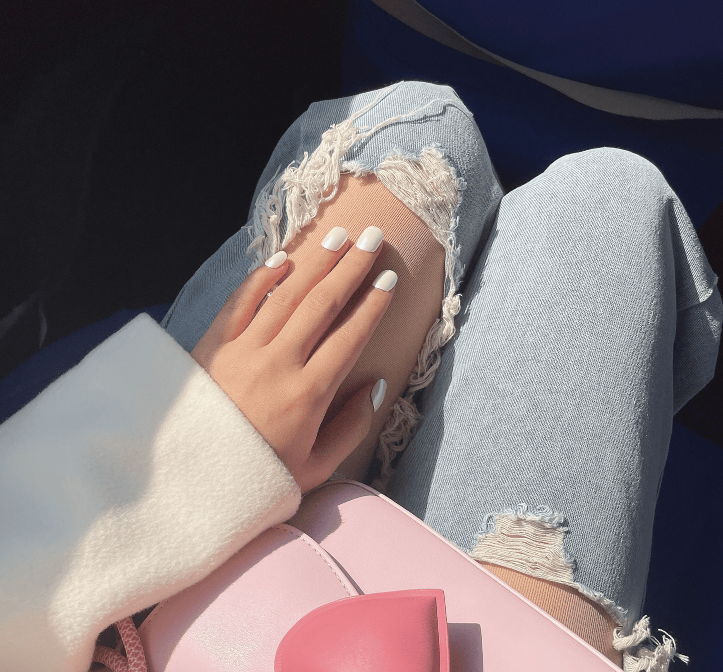 Pearl Short Press On Nails - Express Glam Nails