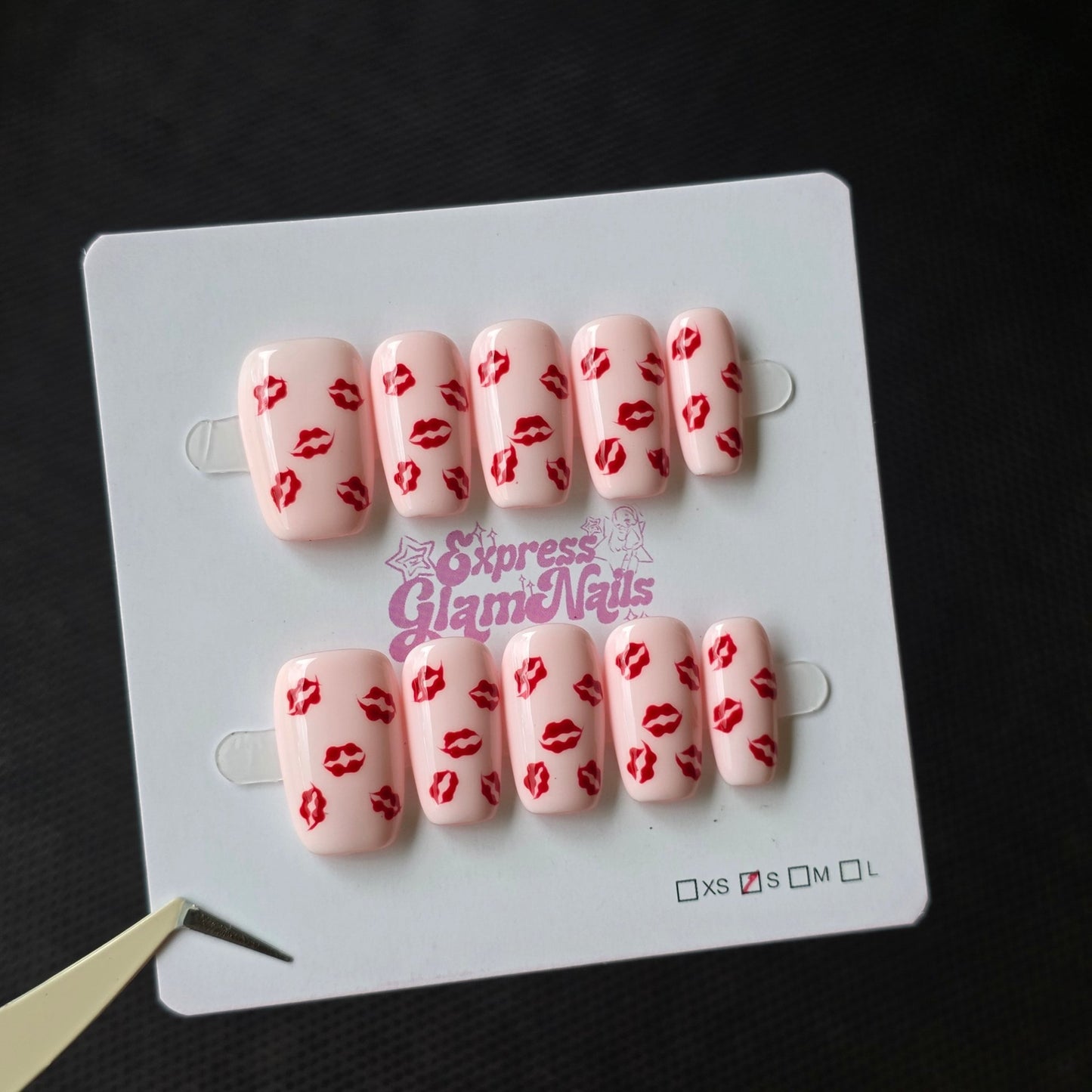 Pink Lips 26A - Express Glam Nails