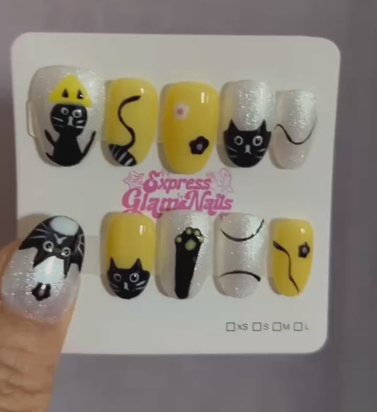 Meow Magic Press On Nails