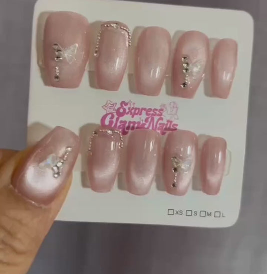 Blush Elegance Press On Nails