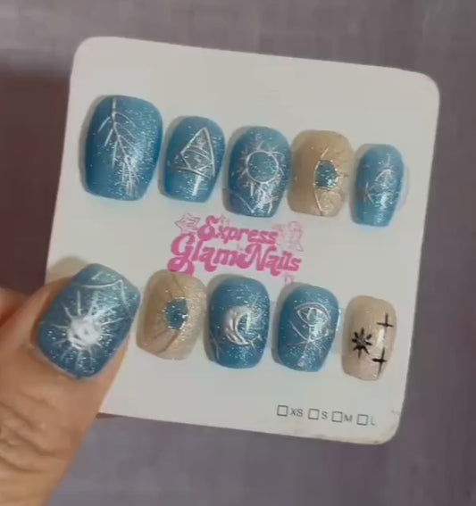 Stellar Voyage Press On Nails