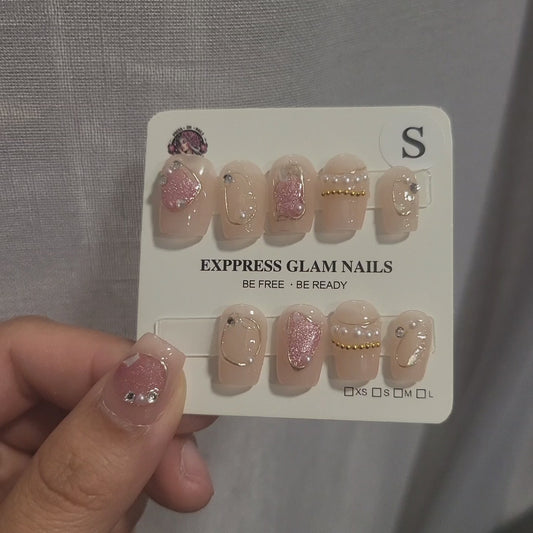 Gem Press On Nails