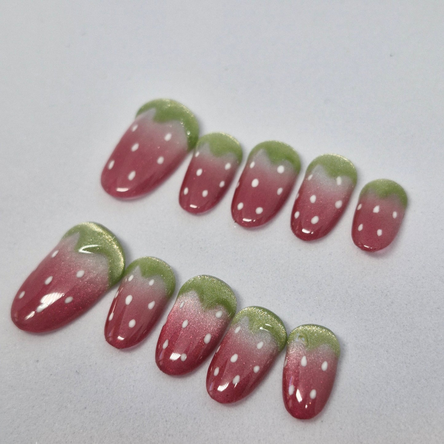 Strawberry Queen Press On Nails